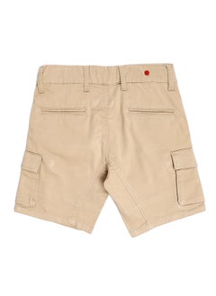 Andora Plain Boys Summer Cargo Short - Beige  - Image 2