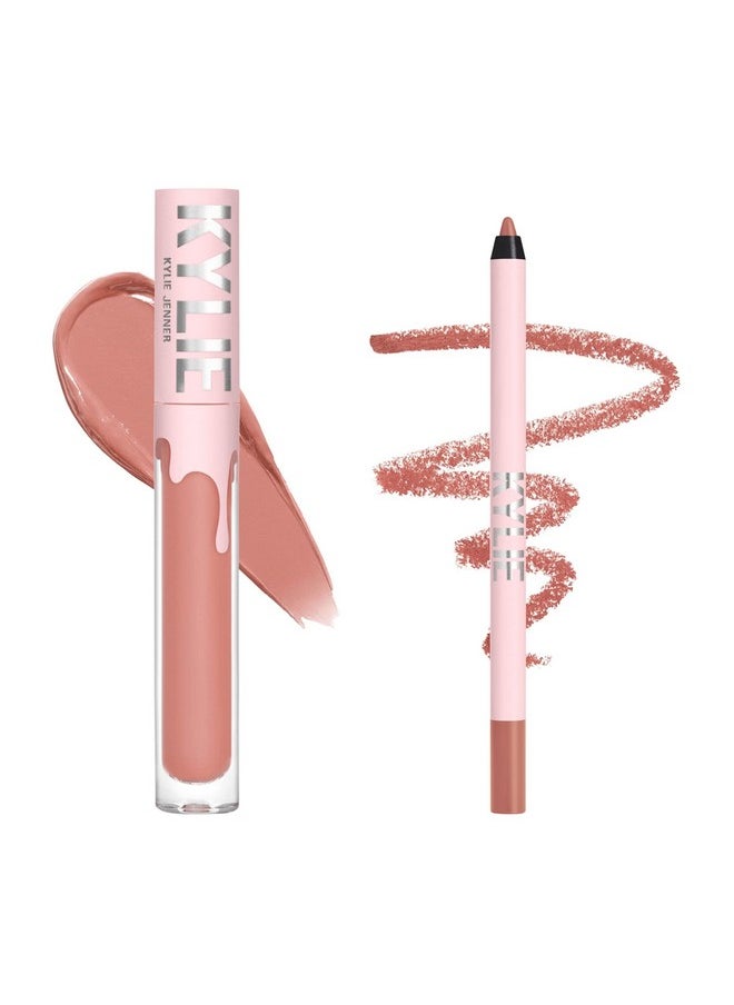 Kylie Cosmetics - Kylie Jenner Cosmetics Lip Kit -(Bare) Liquid Lipstick And Lip Liner Matte - Image 1
