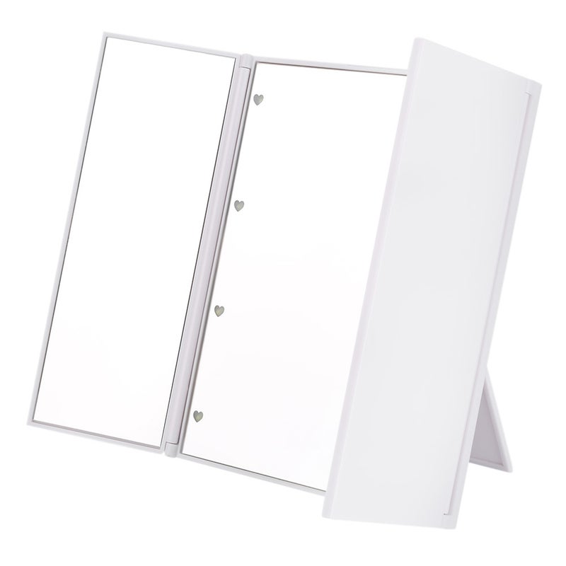 Loquat LED Table Lamp Makeup Mirror White/Clear - Image 2