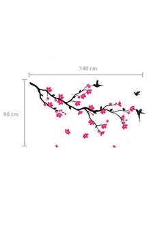 Decals Design Decals Design 'Humming Birds and Blossoms' Wall Sticker (PVC Vinyl, 50 cm x 70 cm, Multicolour)  - Image 3