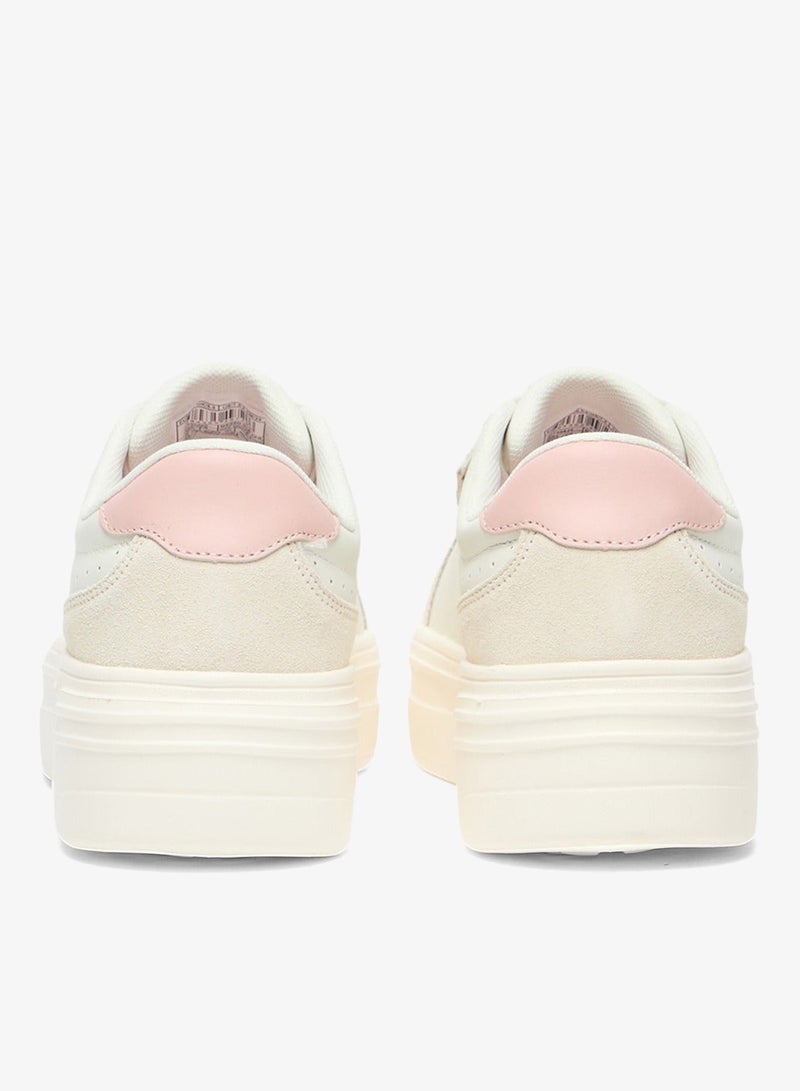 U.S. Polo Assn. Women's Platform Sneakers with Pink Logo - Stylish Lace-Up Design Shoes with Comfort Cushioned Sole for Everyday Wear - Image 4