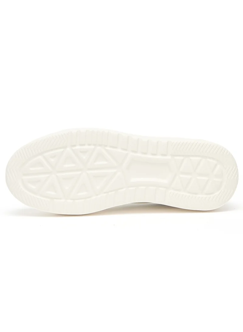 U.S. Polo Assn. Off White/Pink Women's Platform Sneakers with Pink Logo - Stylish Lace-Up Design Shoes with Comfort Cushioned Sole for Everyday Wear for Women | Best Price UAE