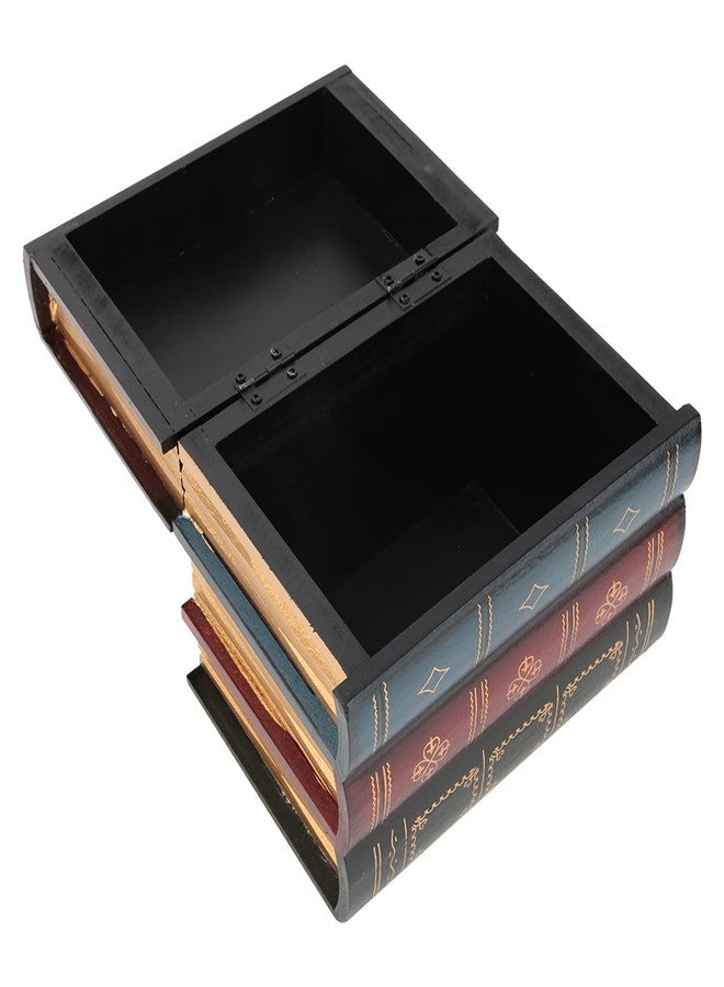 Acouto Fake Book Box European Vintage Decorative Fake Book Storage Decorative Bookends Home Office Shelf Decoration (13.2 * 16cm / 5.2 * 6.3in) - Image 5
