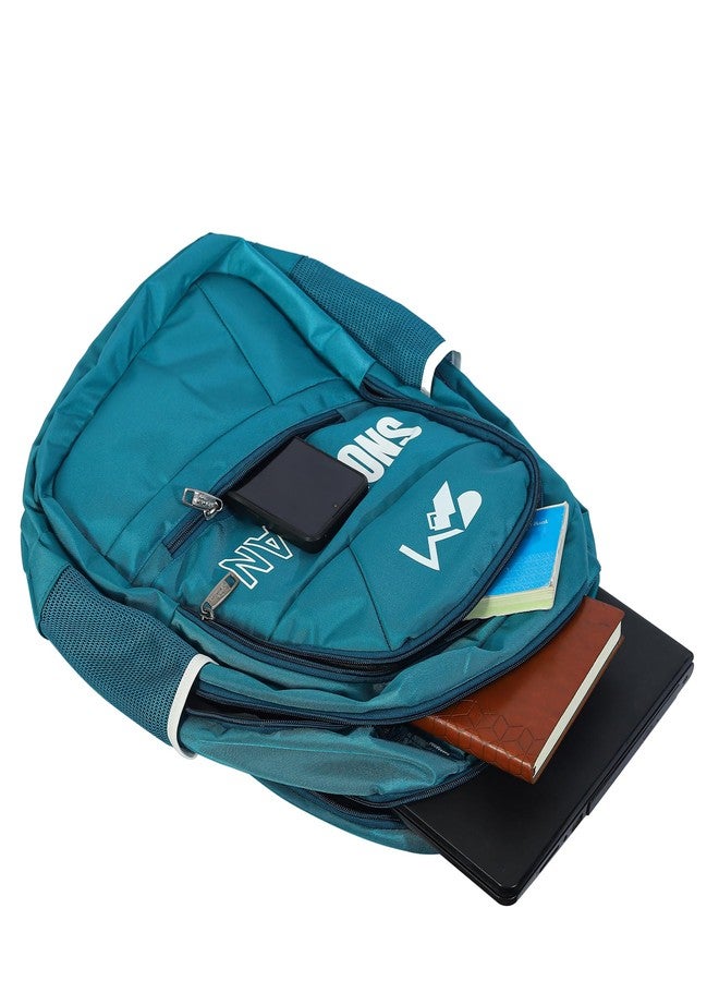SNOWMAN Laptop Bag For Office/Travel/Daily Use/Collage/School Use Green Back Pack - Image 3