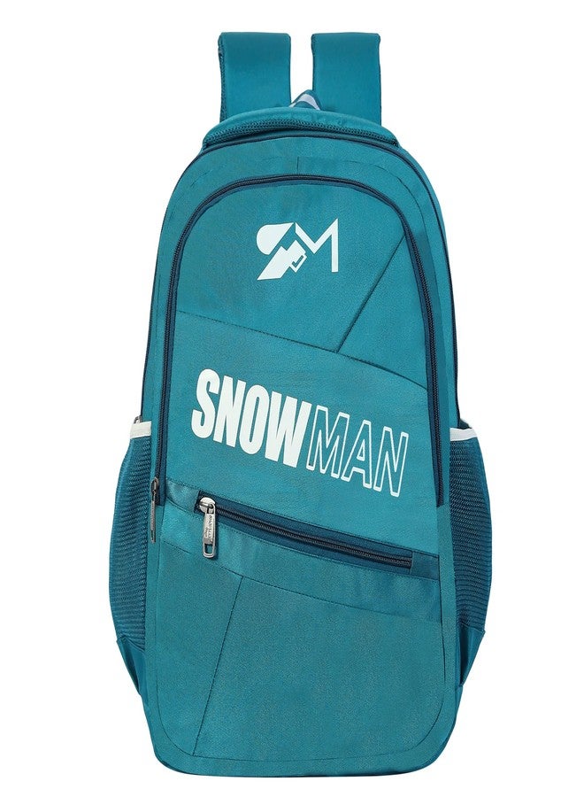 SNOWMAN Laptop Bag For Office/Travel/Daily Use/Collage/School Use Green Back Pack - Image 1