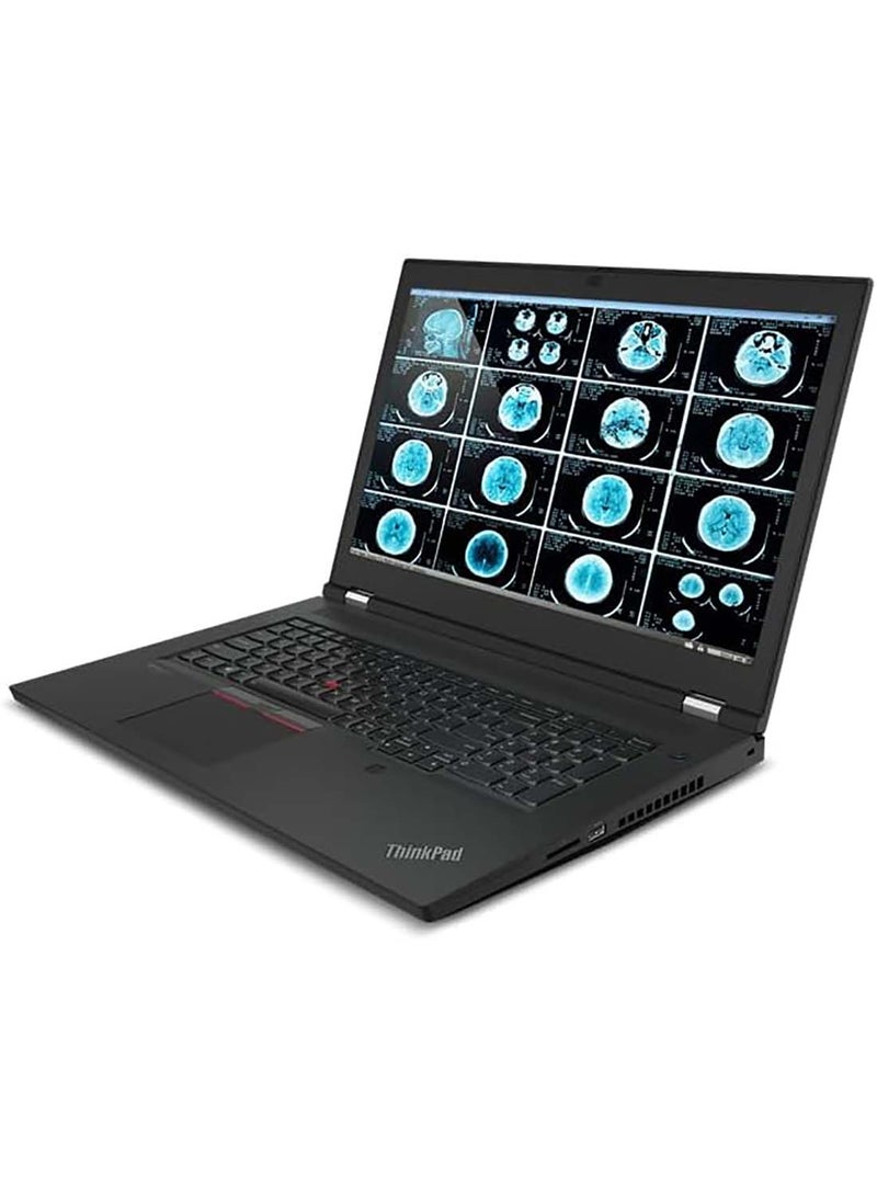 لينوفو كمبيوتر محمول Thinkpad P17 G2 بشاشة مقاس 17.3 بوصة ومعالج Core i7-11850H وذاكرة وصول عشوائي سعة 16 جيجابايت ومحرك أقراص SSD سعة 512 جيجابايت وبطاقة رسومات Nvidia Quadro RTX A3000 سعة 6 جيجابايت ونظام تشغيل Windows 10 pro - Image 3