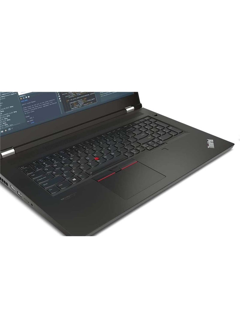 لينوفو كمبيوتر محمول Thinkpad P17 G2 بشاشة مقاس 17.3 بوصة ومعالج Core i7-11850H وذاكرة وصول عشوائي سعة 16 جيجابايت ومحرك أقراص SSD سعة 512 جيجابايت وبطاقة رسومات Nvidia Quadro RTX A3000 سعة 6 جيجابايت ونظام تشغيل Windows 10 pro - Image 5
