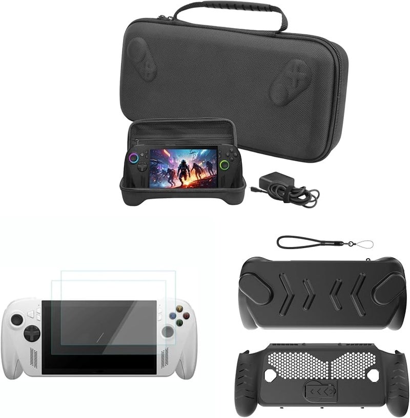 All Inclusive Casing Bundle For ROG Ally X Handheld Console With TPU Cover Stand - Image 1