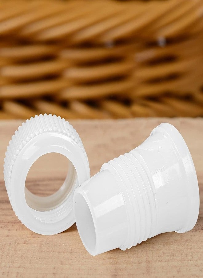 SUNIYORS 12 Pack Couplers for Piping Bags Plastic Standard Cake Decorating Coupler Pipe Tip Coupler for Icing Nozzles, White (1.2 x 1 Inch) - Image 4