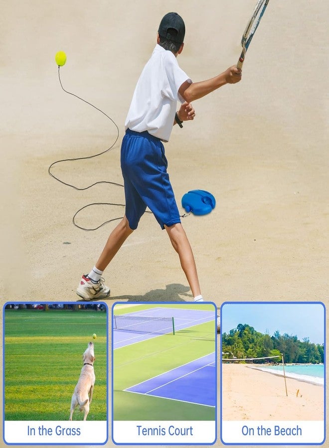 FASTMART Self Tennis Practice Ball with String, Tennis Trainer Rebound Ball for Boys & Girls,Solo Tennis Training Equipment for Self-Pracitce (Fill Sand Or Water) (No Racket Included) - Image 5