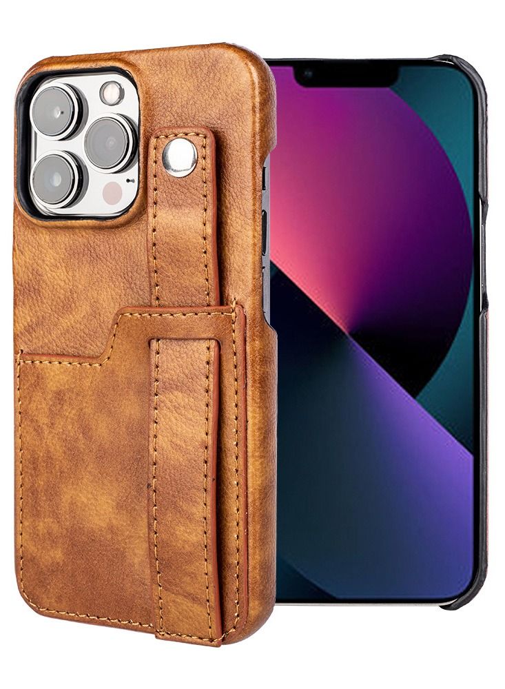 Loquat Suitable For Iphone Tie Bracket Wallet  Leather Case Protective Sleeve