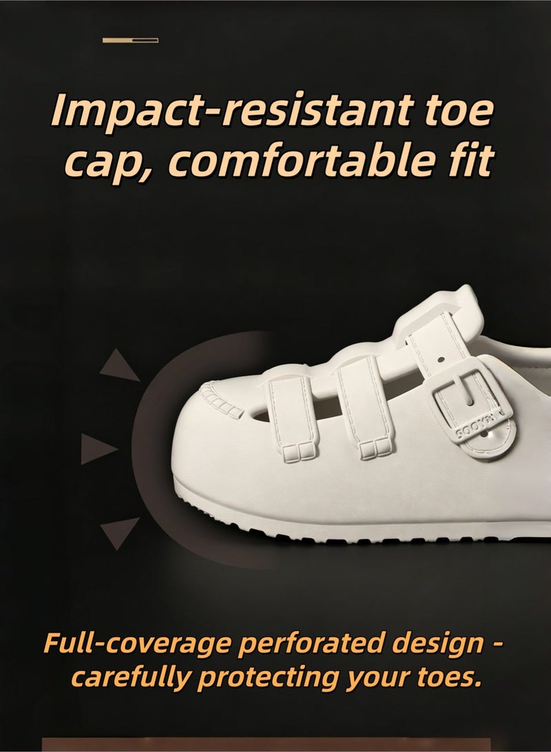 Designer-inspired breathable slip-on sandals for men and women, stylish and comfortable, perfect for the beach, pool, and casual occasions. - Image 2