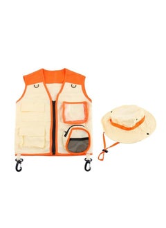Necomi Children'S Vest And Hat Clothing, Outdoor Activity Kit Outdoor Adventure Camping Gear Clothing  - Image 1
