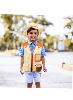 Necomi Children'S Vest And Hat Clothing, Outdoor Activity Kit Outdoor Adventure Camping Gear Clothing  - Image 2