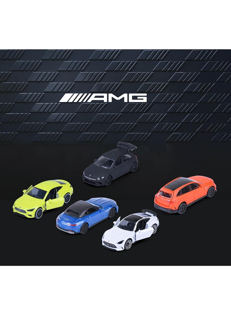 Majorette Mercedes-AMG Die-Cast Toy Car Gift Set Pack of 5 – Official Licensed Mini Vehicles for Kids & Collectors - Image 2