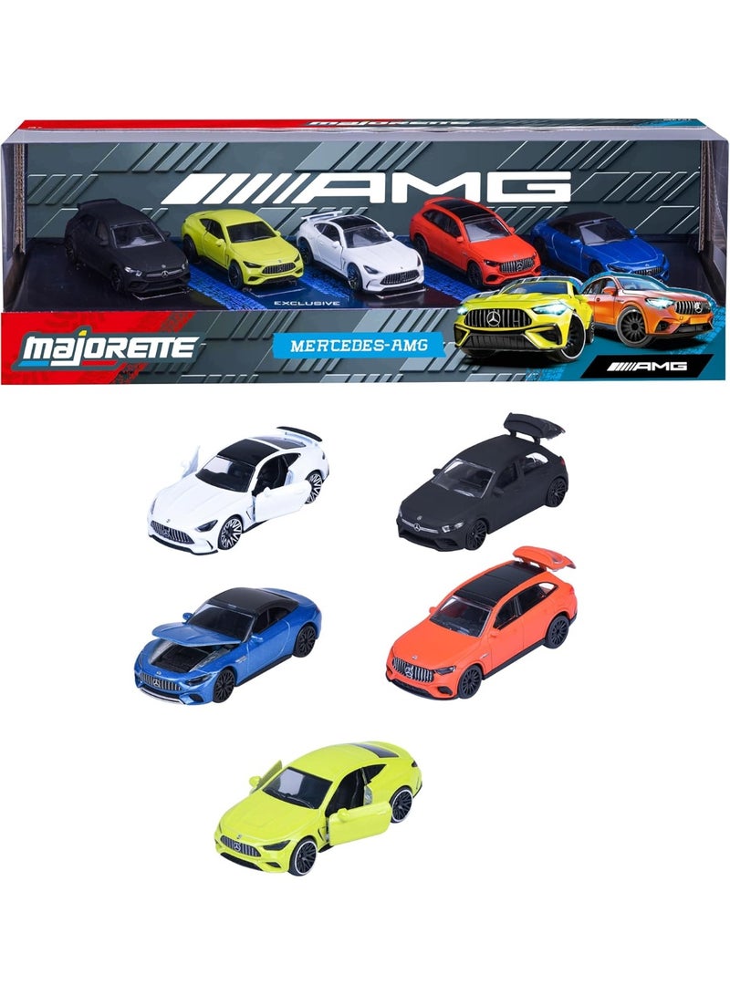 Majorette Mercedes-AMG Die-Cast Toy Car Gift Set Pack of 5 – Official Licensed Mini Vehicles for Kids & Collectors - Image 3