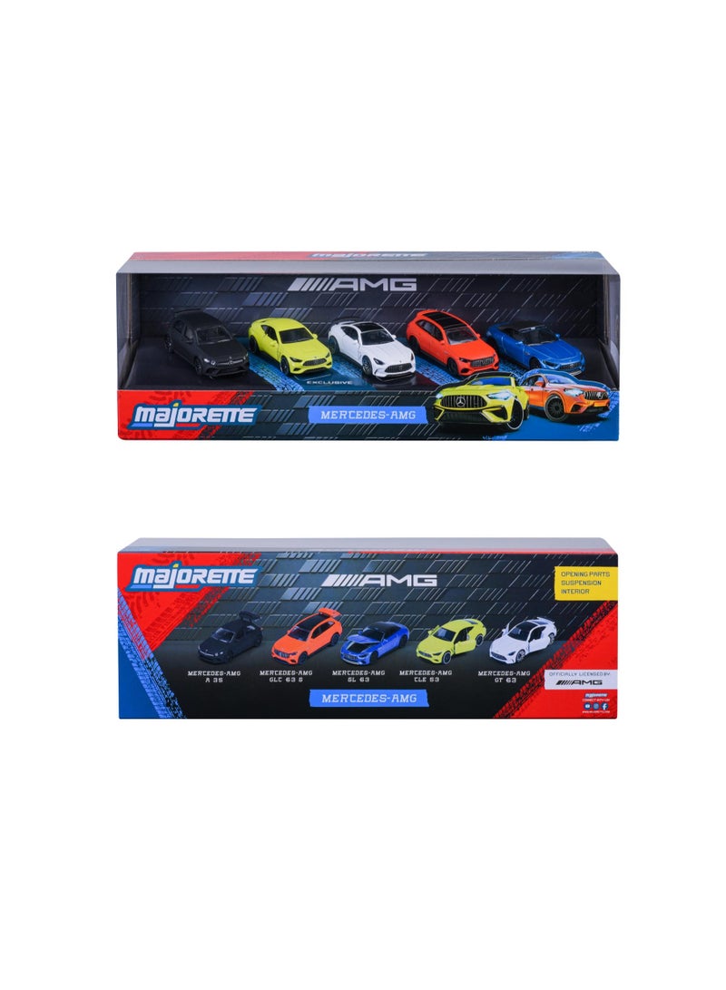Majorette Mercedes-AMG Die-Cast Toy Car Gift Set Pack of 5 – Official Licensed Mini Vehicles for Kids & Collectors - Image 4