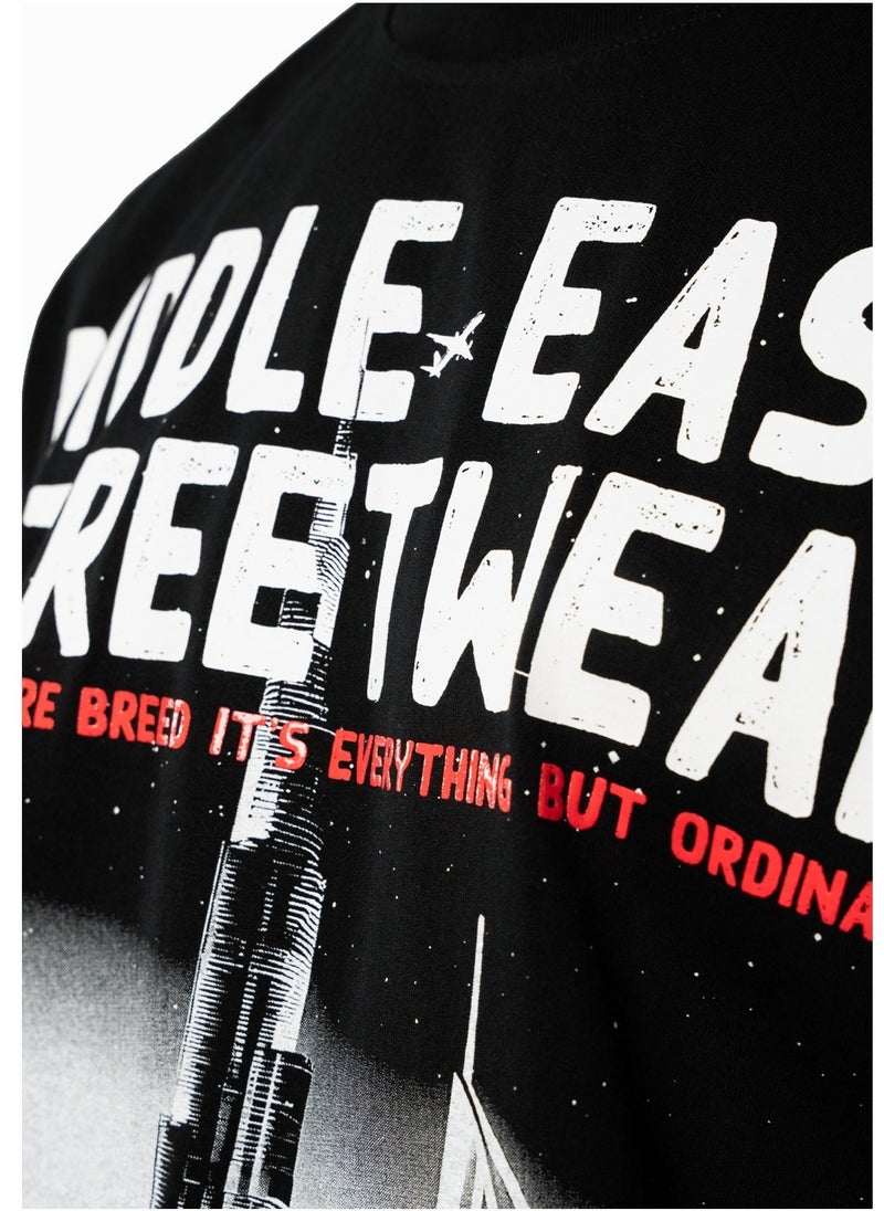 TANJIM SQUAD - *LIMITED EDITION* MIDDLE EAST STREETWEAR T-SHIRT - BLACK - Image 4