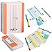 JYCSTE Music Flash Cards 54 Piano Note Theory Flash Cards Staff Notation PitchSyllable Names Keyboard Position FlatSharp Music Education Cards Study Learning Tool for Beginners and Professionals - Image 2