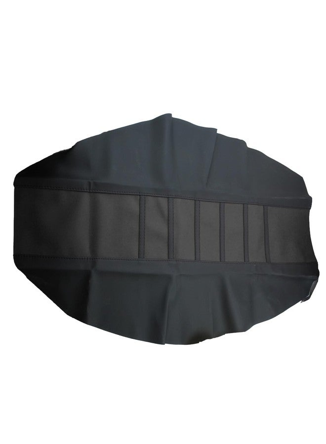 Adsspro Universal Motorcycle Seat Cover Non-Slip Suitable Rubber Striped Seat Covers Soft for YZ125 YZ250 YZ450F WR250F WR450F TTR230 YZ TTR WR 125 250 Dirt Pit Bike Motocross Off Road Motorbike (Black) - Image 1