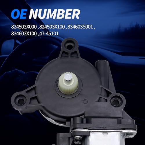 HiSport 824503X000 Power Window Lift Motor Compatible with Hyundai Elantra 2011-2016,Elantra Coupe 2013,Sonata 2013-2015,Replace 824503X100 834603S001 834603X100 - Image 2