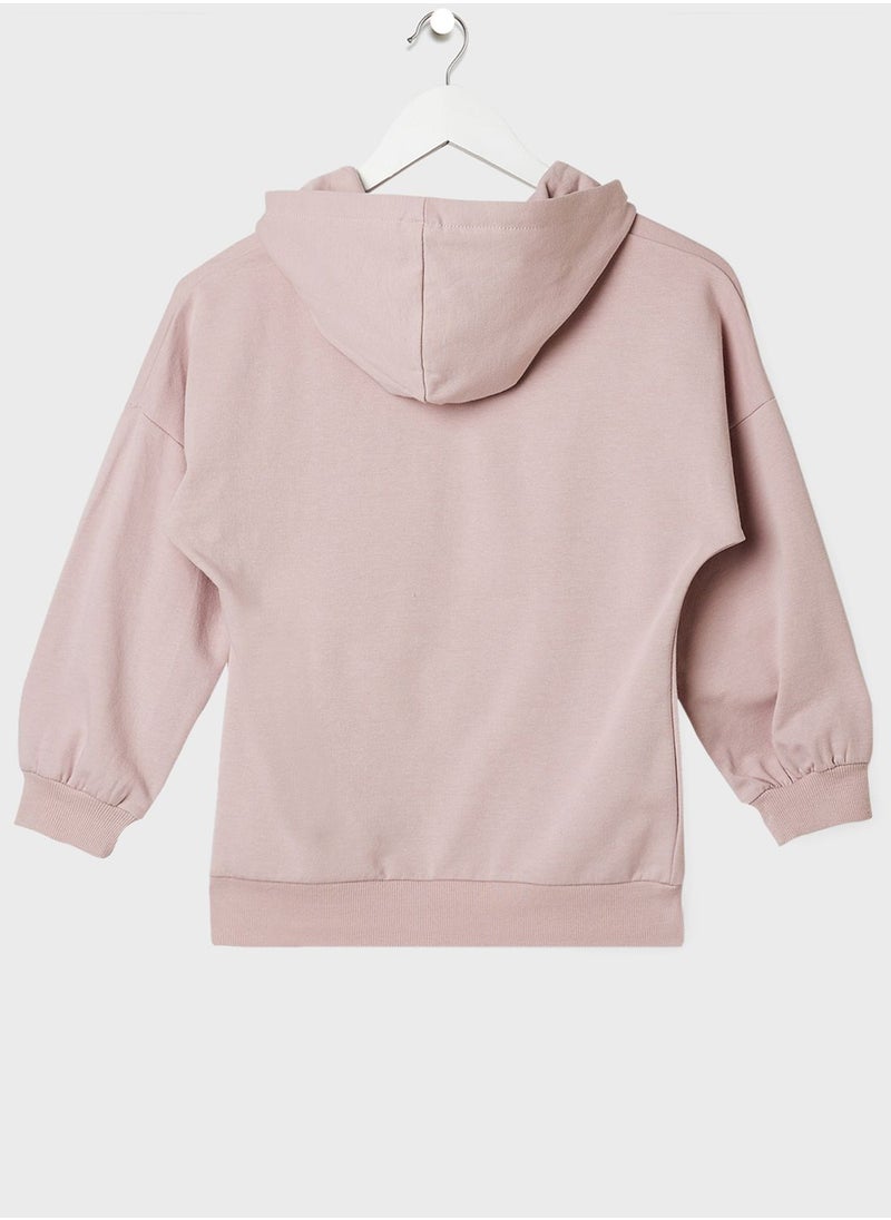 NAME IT - Kids Mickey Mouse Hoodie - Image 1