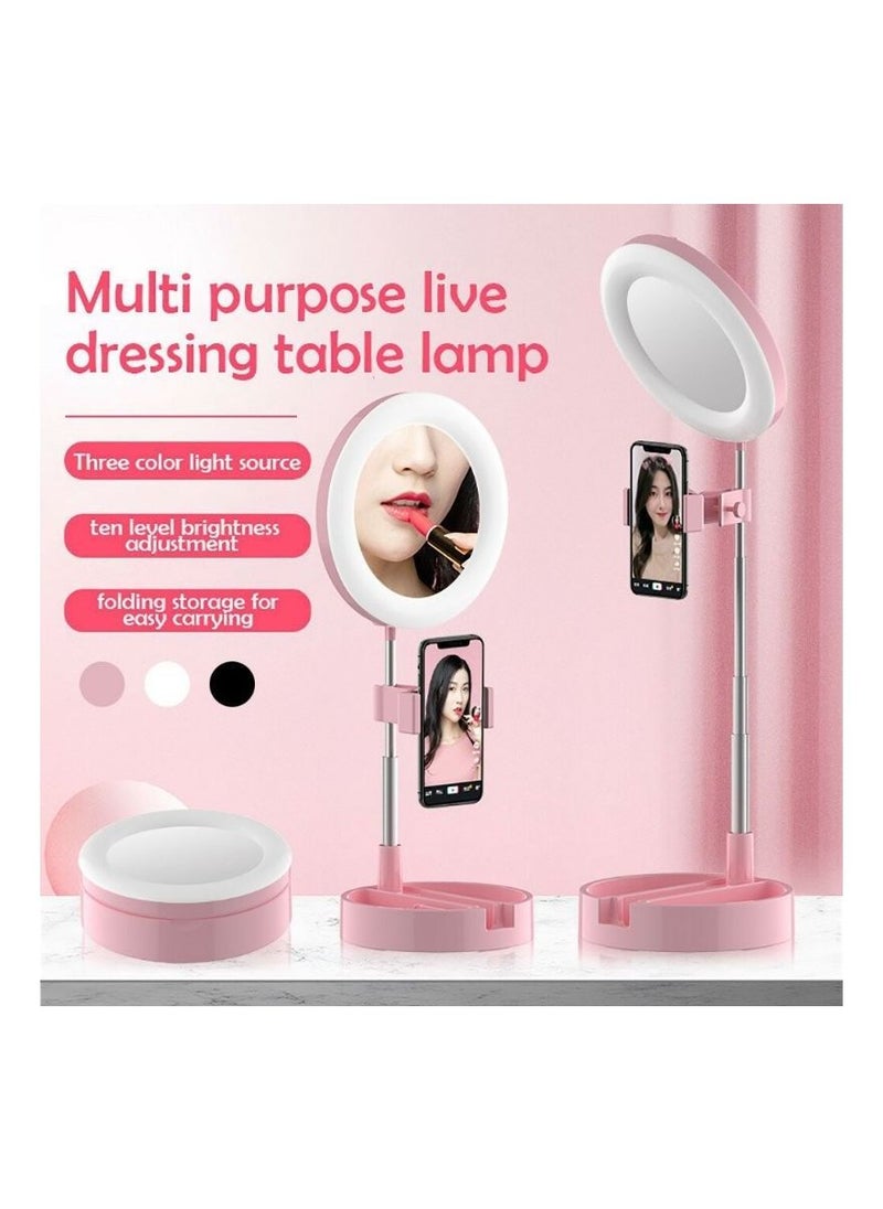 Generic - Light JM-T1 3 colors Led Soft Light ring Light mirror Light usb 5v Diameter 29cm- White - Image 1
