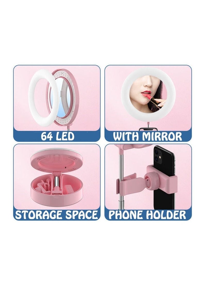 Generic - Light JM-T1 3 colors Led Soft Light ring Light mirror Light usb 5v Diameter 29cm- White - Image 1