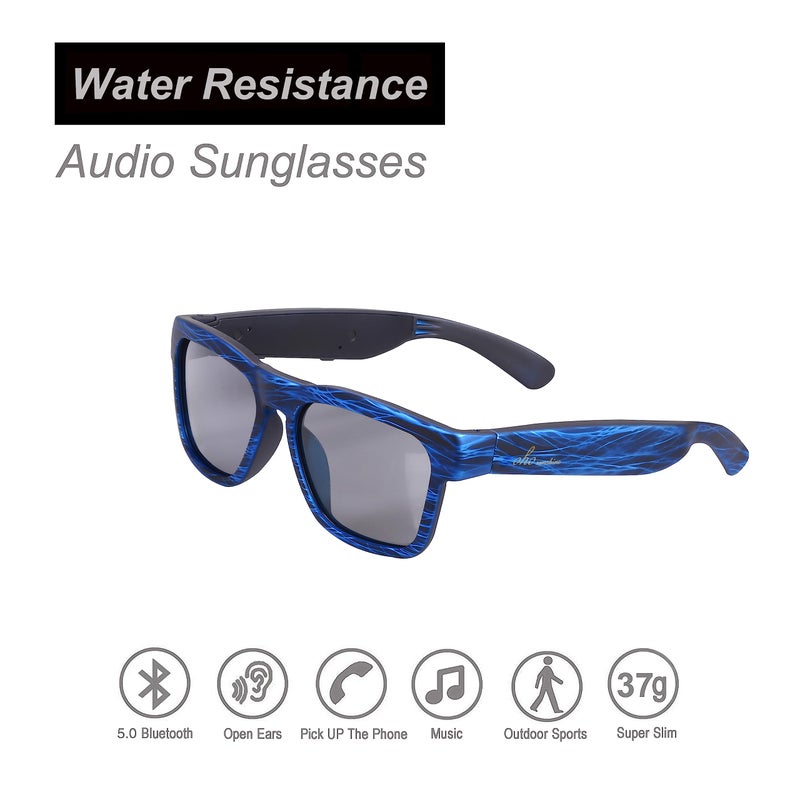 OhO sunshine OhO Smart Glasses,Polarized Sunglasses with Bluetooth Speaker,Athletic/Outdoor UV Protection and Voice Control,Unisex(Transitional Lens) - Image 2