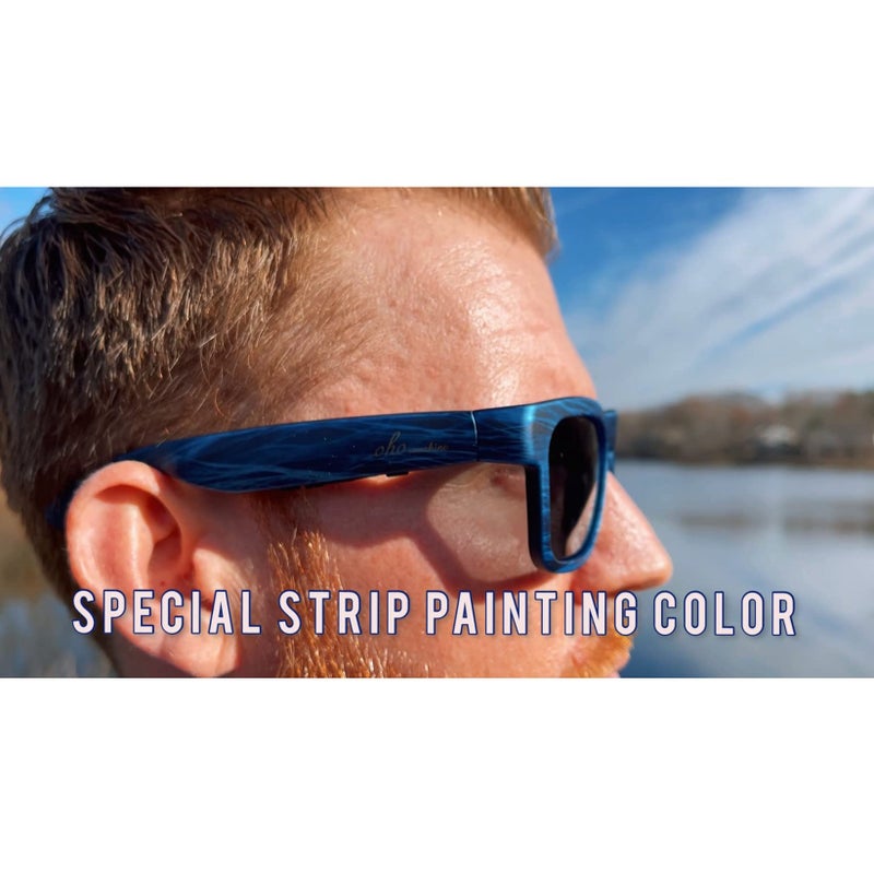 OhO sunshine OhO Smart Glasses,Polarized Sunglasses with Bluetooth Speaker,Athletic/Outdoor UV Protection and Voice Control,Unisex(Transitional Lens) - Image 4