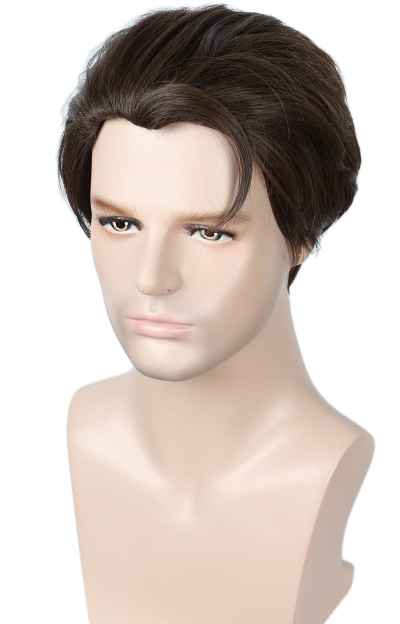 Linfairy (Nature brown) - Short Straight Cosplay Wig Halloween Costume Wig (Nature brown) - Image 1