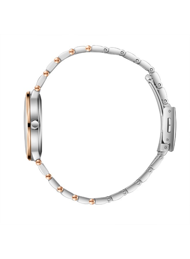 Lee Cooper ساعة معدنية أنالوج للنساء LC08000.560 - 30 مم - Image 4