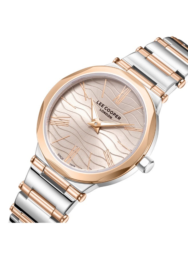 Lee Cooper ساعة معدنية أنالوج للنساء LC08000.560 - 30 مم - Image 1
