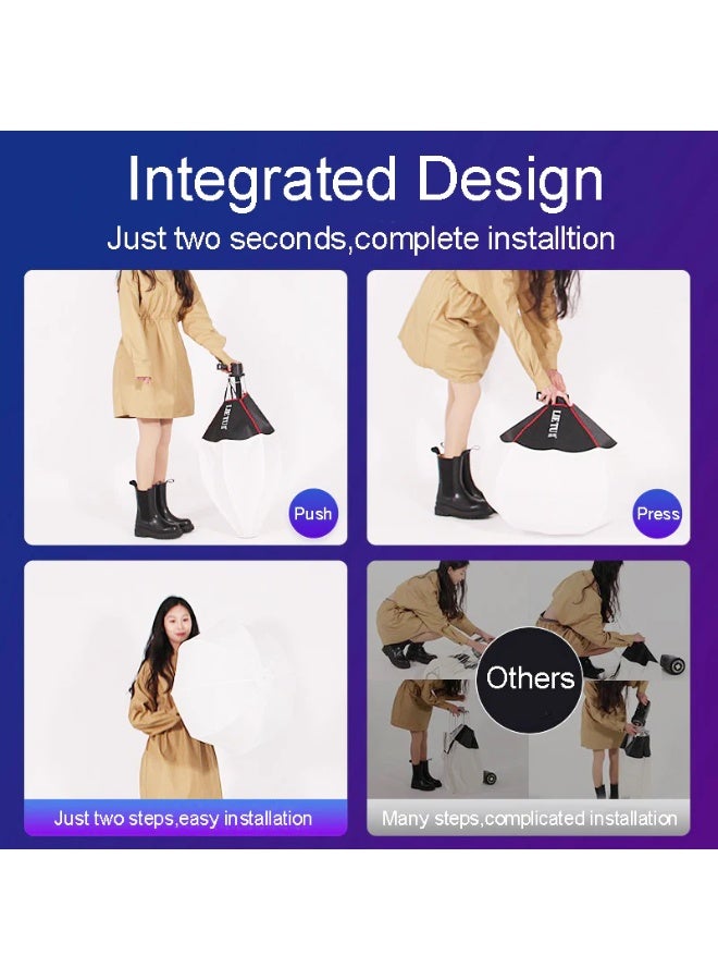 FX Studio 65cm Lantern Softbox – 100W RGB - Image 3