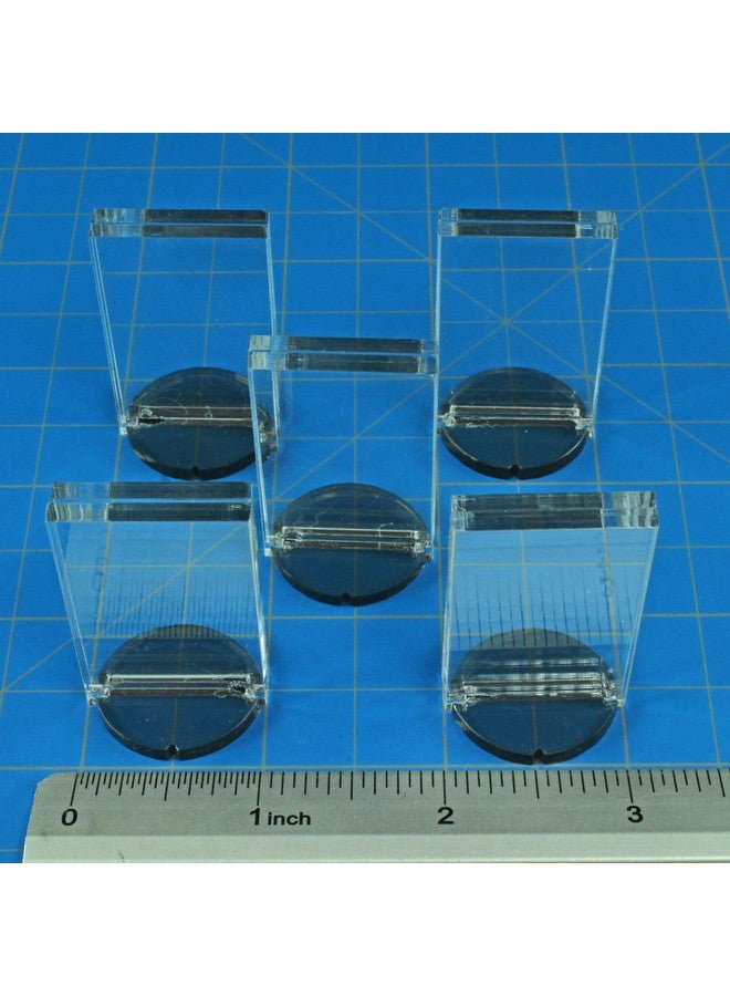 LITKO Paper Figure Holder | Game Card Holder | Paper Miniature Counter Bases (Circular Base, 1x1.5-Inch Slot) - Image 3