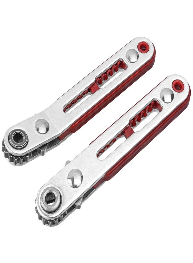 ياكاموز مجموعة مفكات براغي صغيرة من ياكاموز، قطعتان من مفكات براغي صغيرة بزاوية قائمة 90 درجة، مفتاح ربط سداسي 1/4 بوصة للمساحات الضيقة - Image 2