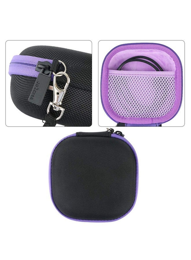 Co2Crea co2crea Hard Travel Case Replacement for Leapfrog Rockit Twist Handheld Learning Game (Black Case + Inside Purple) - Image 5