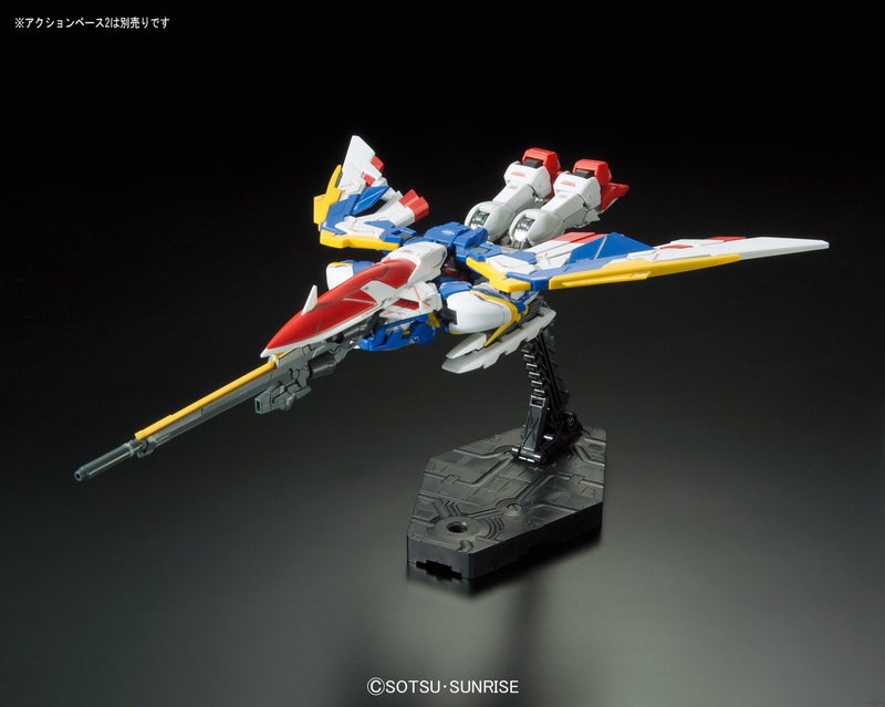 BANDAI SPIRITS Bandai Hobby BAN203222 RG 1/144#20 Wing Gundam Ver EW Gundam Wing Action Figure, Multicolor, 8" - Image 3
