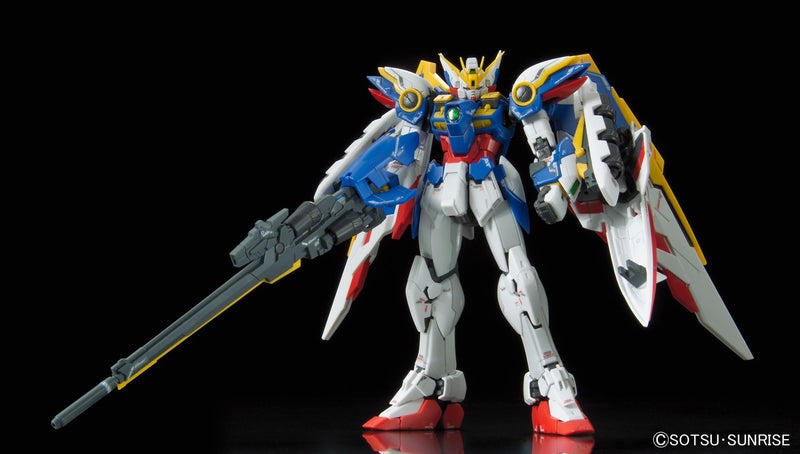 BANDAI SPIRITS Bandai Hobby BAN203222 RG 1/144#20 Wing Gundam Ver EW Gundam Wing Action Figure, Multicolor, 8" - Image 2
