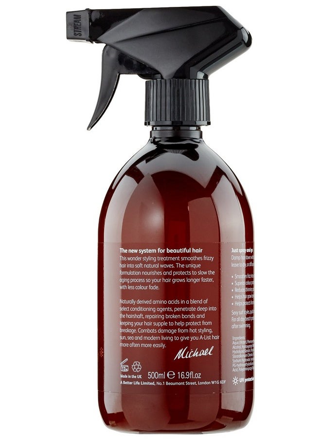 3 More Inches 3'''More Inches Lifesaver Uv Leavein Styling Treatment 500Ml 3 In 1 Moisturizing Uv Color Protection Frizzfree Beach Waves No Added Fragrance Silicone Feee Hair Care By Michael Van Clarke  - Image 3