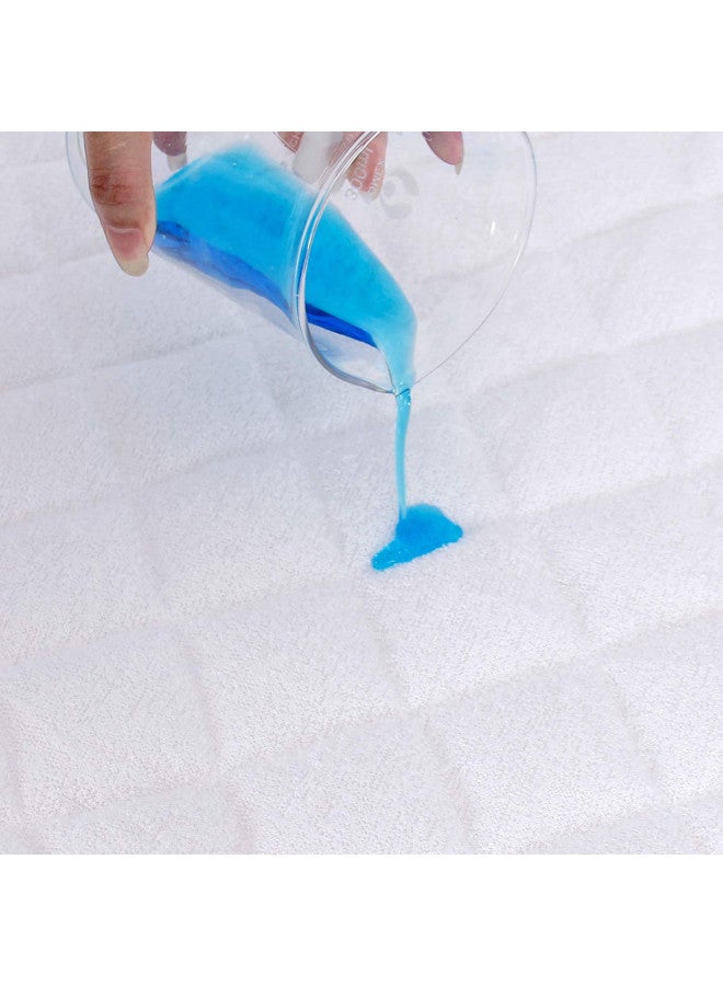 Biloban Waterproof Bassinet Mattress Pad Cover Fit for AirClub Bassinet Bedside Sleeper and Mika Micky Bedside Sleeper, 2 Pack, Ultra Soft Viscose Made from Bamboo Terry Surface, Breathable and Easy Care - Image 1