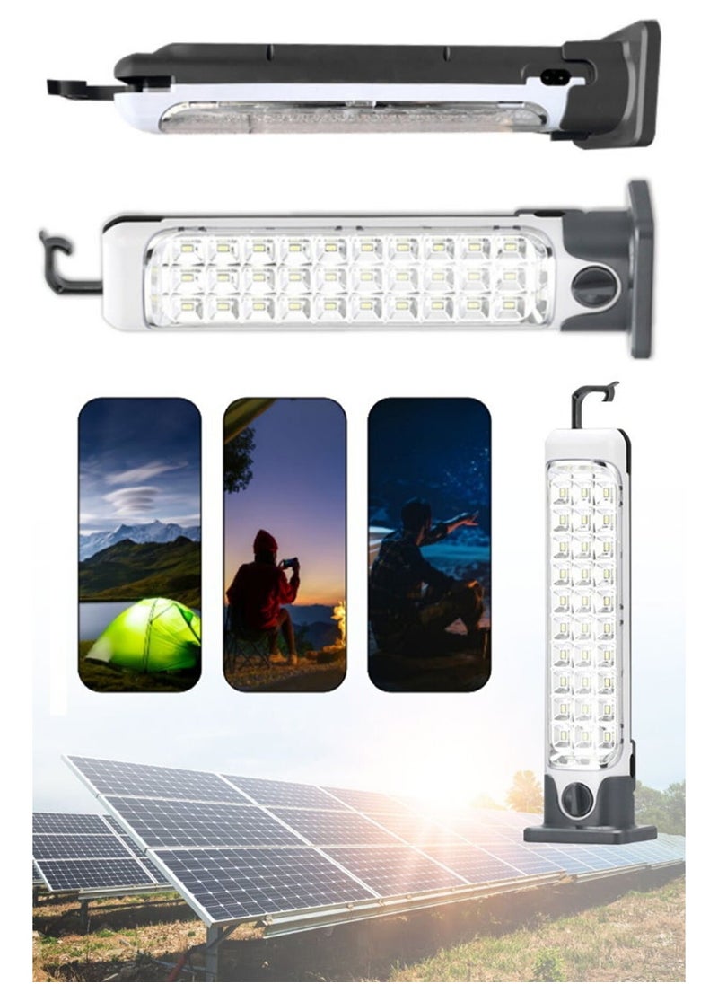 ماركة غير محددة - كشاف30 LED قابل للشحن للتخييم,لرحلات وللاستخدام في حالات الطوارئ - Image 1