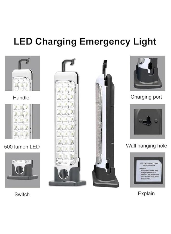 ماركة غير محددة - كشاف30 LED قابل للشحن للتخييم,لرحلات وللاستخدام في حالات الطوارئ - Image 1