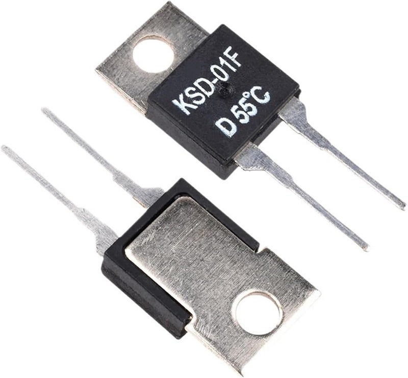 Limit Switch, KSD-01F Temperature Switch, Normally Open High Level, Closed Low, Operating Range 40℃-135℃,Microswitch(Normally Open,70c) - Image 4