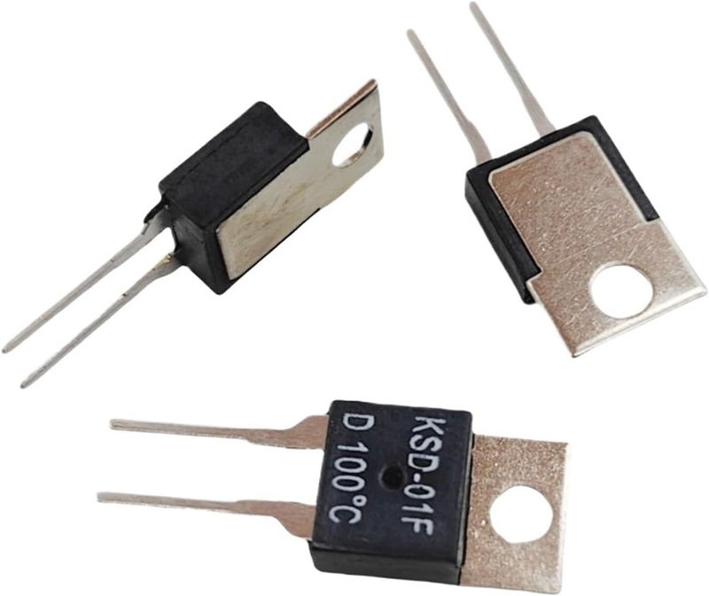 Limit Switch, KSD-01F Temperature Switch, Normally Open High Level, Closed Low, Operating Range 40℃-135℃,Microswitch(Normally Open,70c) - Image 5