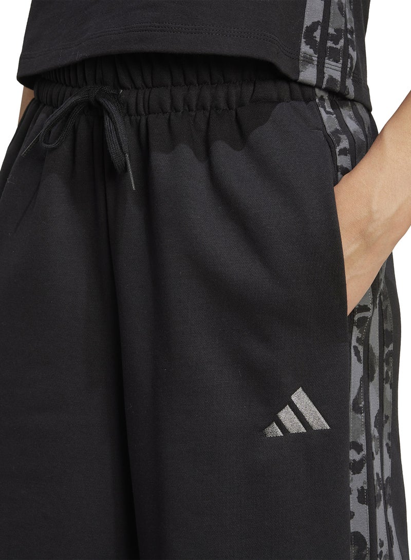 Adidas 3-Stripe Animal Printed Open Hem Joggers - Image 3
