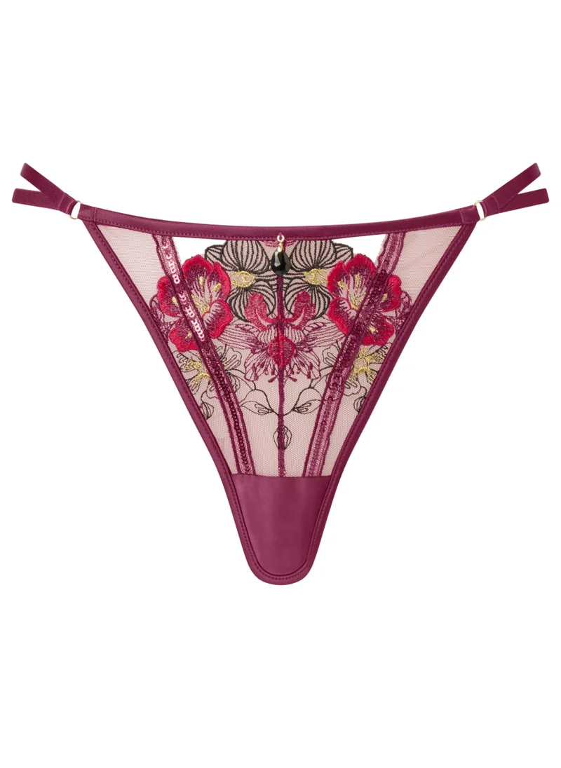 Ann Summers Dark Red Ann Summers Shimmering Thong for Women | Best Price UAE