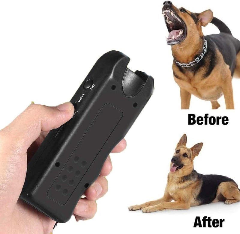 KASTWAVE 3 in 1 Anti-Barking Device - Handheld Dog Repellent and Ultrasonic Deterrent With Dual Strobe LED Flashlight for Training - Image 2