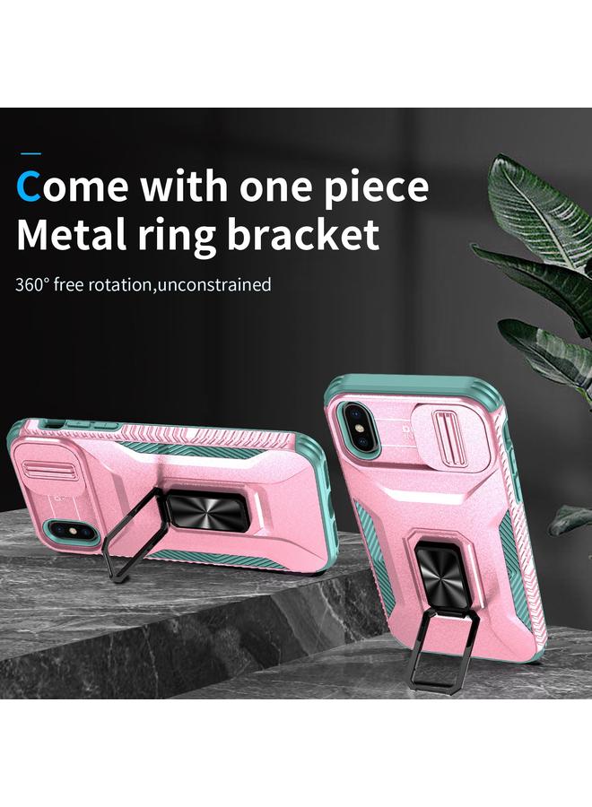 اس-توب جراب هاتف iPhone XS Max مع حامل كاميرا منزلق - Image 5