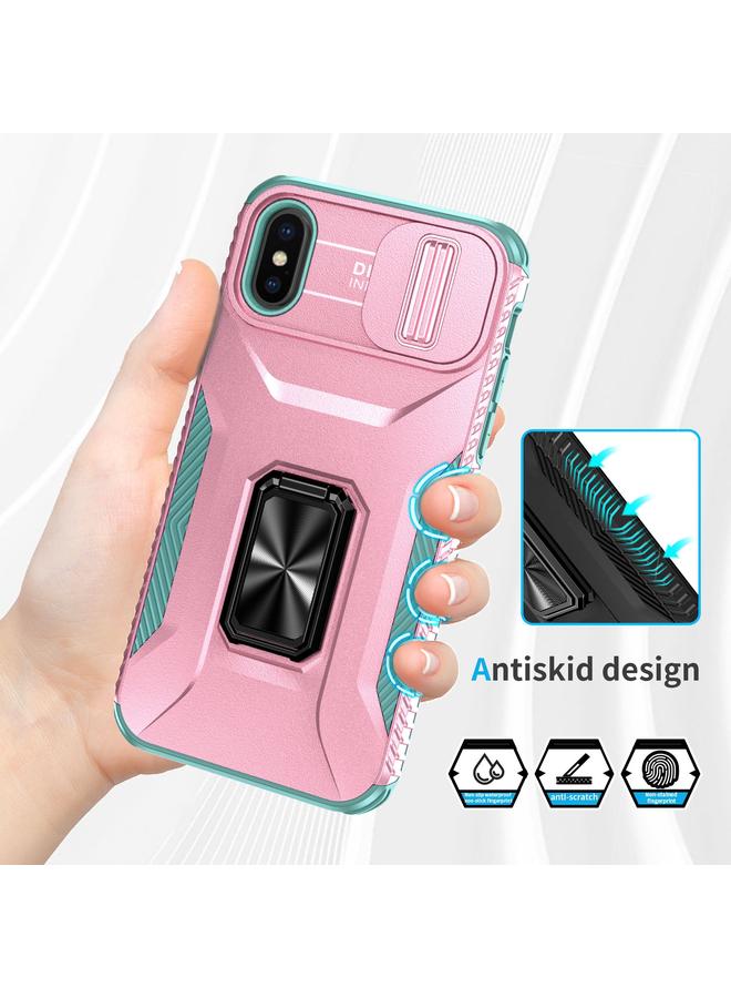 اس-توب جراب هاتف iPhone XS Max مع حامل كاميرا منزلق - Image 4